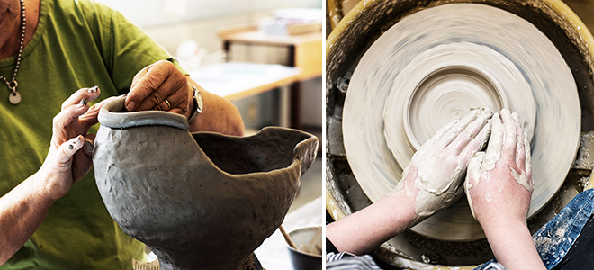 Keramikskolan ger dig en bred utbildning i ämnet keramik