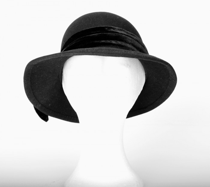 Stockad hatt