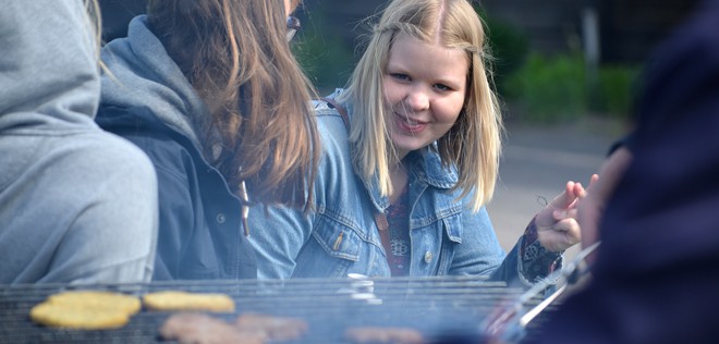 Frisbee & grillning